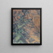 Rocks and branches, Bibmus - Paul Cézanne — framed artwork on a wall