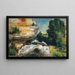 Rocks - Paul Cézanne — framed artwork on a wall