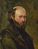 Self-portrait painting - Paul Cézanne — artwork view