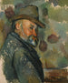 Self-portrait with a Hat - Paul Cézanne — artwork view