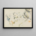 Shadows with trees - Paul Cézanne — framed artwork on a wall