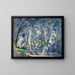 Seven Bathers - Paul Cézanne — framed artwork on a wall