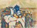 Still life with blue pot - Paul Cézanne — artwork view