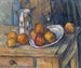 Still life with a milk jug and fruits - Paul Cézanne — artwork view