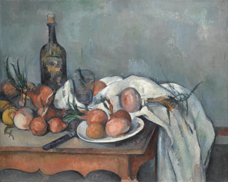Still life with onions - Paul Cézanne — artwork view
