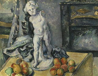 Still life with a plaster Cupid - Paul Cézanne — artwork view