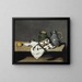 Still life with a teapot - Paul Cézanne — framed artwork on a wall