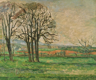 Les arbres nus au Jas de Bouffan - Paul Cézanne — artwork view