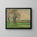 Les arbres nus au Jas de Bouffan - Paul Cézanne — framed artwork on a wall