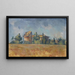 The Pigeon House at Bellevue - Paul Cézanne — framed artwork on a wall
