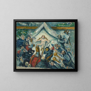 The Eternal Feminine - Paul Cézanne — framed artwork on a wall