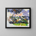 The Garden at Lauves - Paul Cézanne — framed artwork on a wall