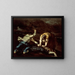 The Murder - Paul Cézanne — framed artwork on a wall