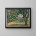 The Quartier du Jas de Bouffan - Paul Cézanne — framed artwork on a wall