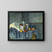The peppermint bottle - Paul Cézanne — framed artwork on a wall
