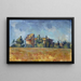 La maison des pigeons de Bellevue - Paul Cézanne — framed artwork on a wall