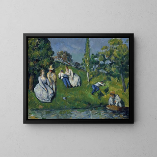 L'Étang - Paul Cézanne — framed artwork on a wall