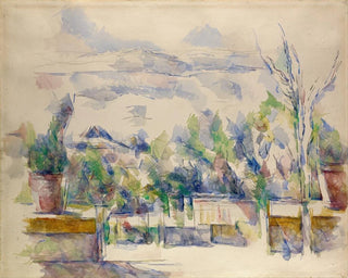 La Terrasse au jardin des Lauves - Paul Cézanne — artwork view
