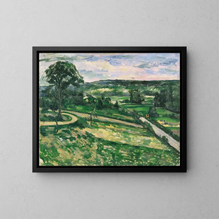 L'arbre au détour - Paul Cézanne — framed artwork on a wall