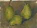 Three Pears - Paul Cézanne — artwork view
