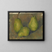 Three Pears - Paul Cézanne — framed artwork on a wall
