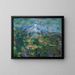 View of Mount Sainte-Victoire from Les Lauves - Paul Cézanne — framed artwork on a wall