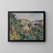 View of the Saint-Joseph Estate - Paul Cézanne — framed artwork on a wall