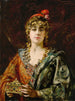 Oriental painting with jewelry - Paul de La Boulaye — artwork view