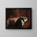 The aftermath of a duel - Paul Delaroche — framed artwork on a wall