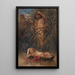 Moses in the Cradle of Reeds - Paul Delaroche — framed artwork on a wall