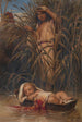 Moses in the Cradle of Reeds - Paul Delaroche — artwork view