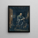 Palissy painting in his workshop - Paul Delaroche — framed artwork on a wall