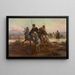 Les Éclaireurs - Paul Dominique Philippoteaux — framed artwork on a wall