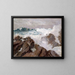 Seascape painting - Paul Dougherty — framed artwork on a wall