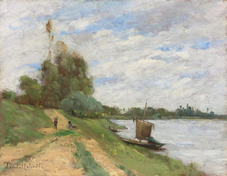 The Sailing Boat - Paul Désiré Trouillebert — artwork view