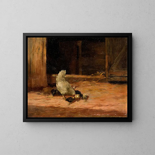 Lunchtime - Paul E. Harney — framed artwork on a wall