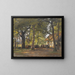 A tavern in the forest - Paul Eduard Crodel — framed artwork on a wall