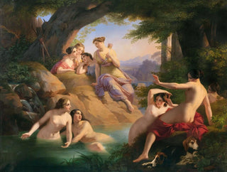 Diane et ses nymphes au bain - Paul Emil Jacobs — artwork view