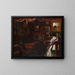 an intimate interior - Paul Émile Lecomte — framed artwork on a wall