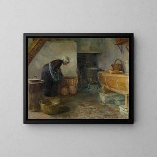 Bakery - Paul Eugène Gorge — framed artwork on a wall