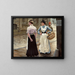 A Little Conversation - Paul Fischer — framed artwork on a wall