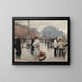 Kongens Nytorv with Musse shopping - Paul Fischer — framed artwork on a wall