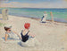 On the beach of Falsterbro - Paul Fischer — artwork view