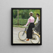 During a summer day bike ride - Paul Fischer — framed artwork on a wall