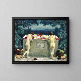 The Sarcophagus of Ved - Paul Fischer — framed artwork on a wall