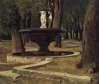 Fontaine dans le parc de la Villa Borghèse à Rome - Paul Flickel — artwork view