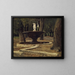 Fontaine dans le parc de la Villa Borghèse à Rome - Paul Flickel — framed artwork on a wall