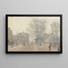 Cheyne Walk en hiver - Paul Fordyce Maitland — framed artwork on a wall