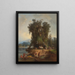 Harvest of Fruits in Mengrelia - Paul Franken — framed artwork on a wall