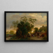 Installation near a river - Paul Franken — framed artwork on a wall